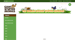 Desktop Screenshot of giantstuffedanimals.com